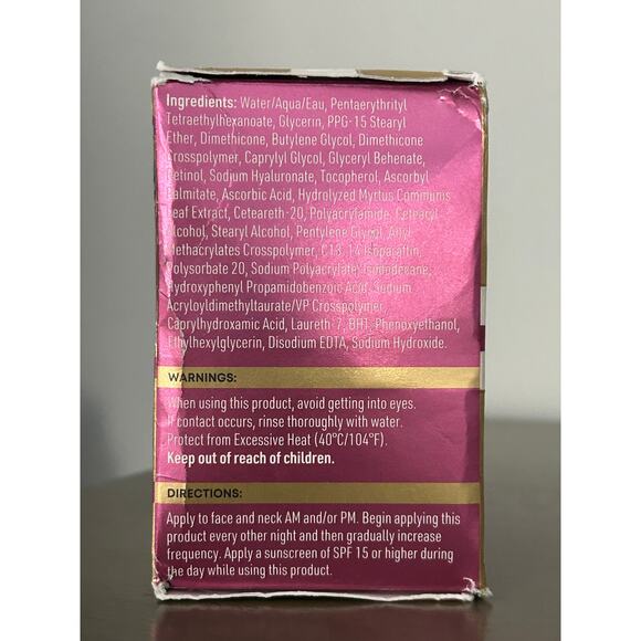 RoC Retinol Correxion Max Hydration Anti Aging Face & Wrinkle Moisturizer - Picture 4 of 7